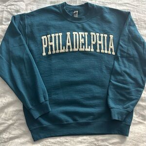 Philadelphia Teal Crewneck Sweatshirt